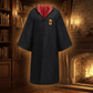 Robe de sorcier à capuche avec écusson brodé