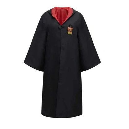 Robe de sorcier à capuche avec écusson brodé
