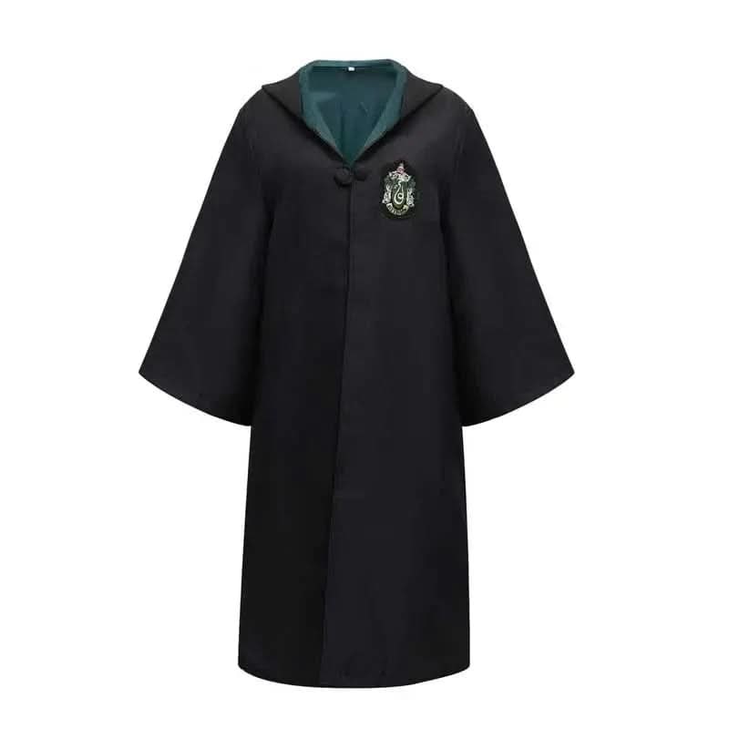 Robe de sorcier à capuche avec écusson brodé