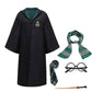 Robe de sorcier à capuche avec écusson brodé