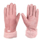 Gants chauffants rechargeables avec poignets en fausse fourrure