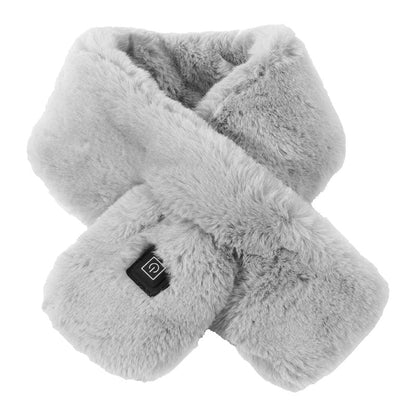Tour de cou chauffant USB en fausse fourrure, 3 températures