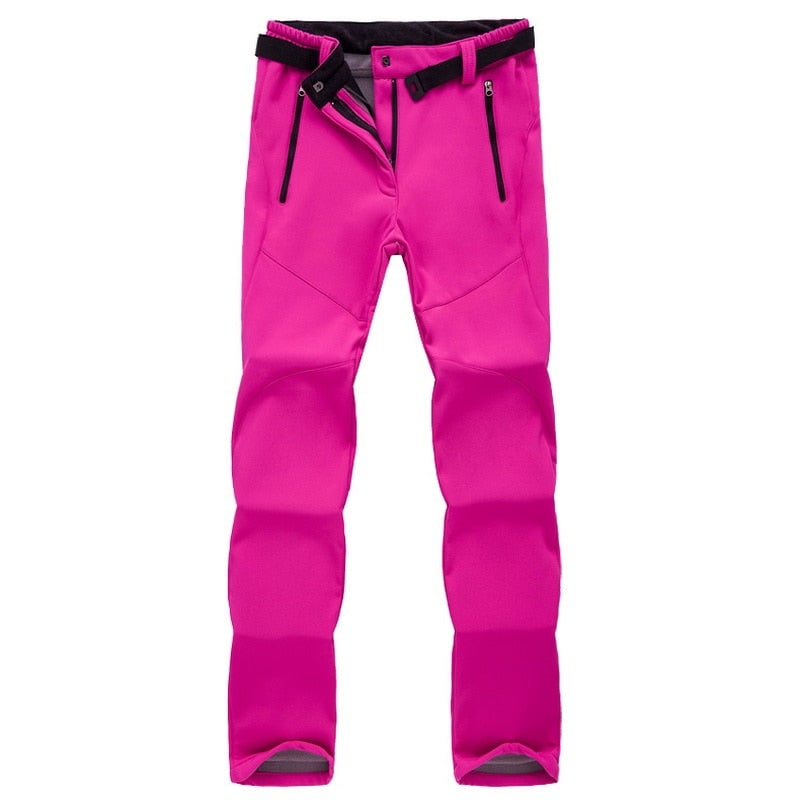 Pantalon de randonnée pour femme avec doublure polaire