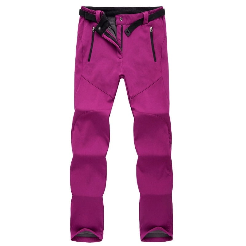 Pantalon de randonnée pour femme avec doublure polaire