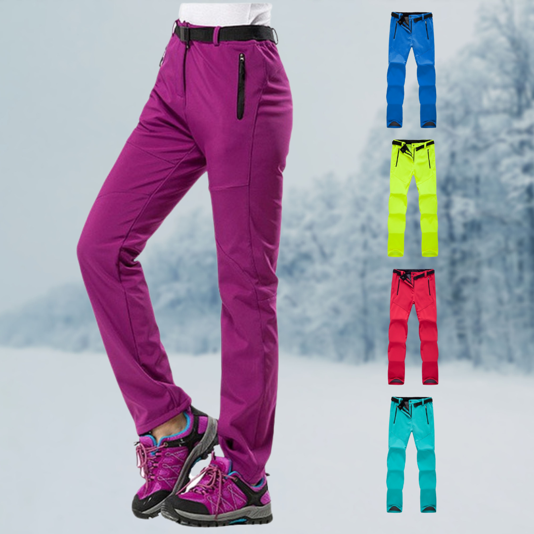 Pantalon de randonnée pour femme avec doublure polaire