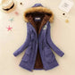 Manteau à capuche pour femme avec doublure polaire