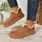 Chaussons bottines pour femme avec doublure polaire