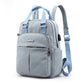 Sac à dos de voyage en nylon pour femme avec port USB