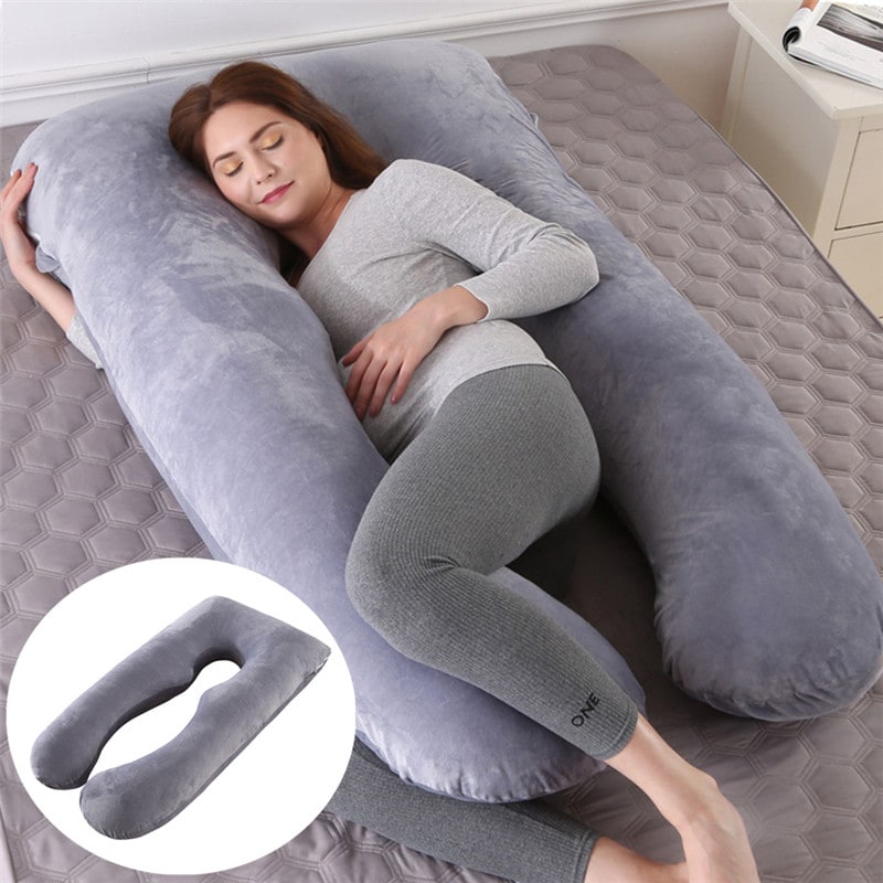 Coussin de grossesse en U pour dormir sur le côté