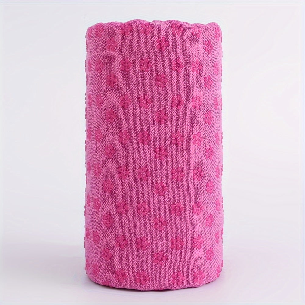 Serviette de yoga antidérapante en microfibre, 183 × 63 cm