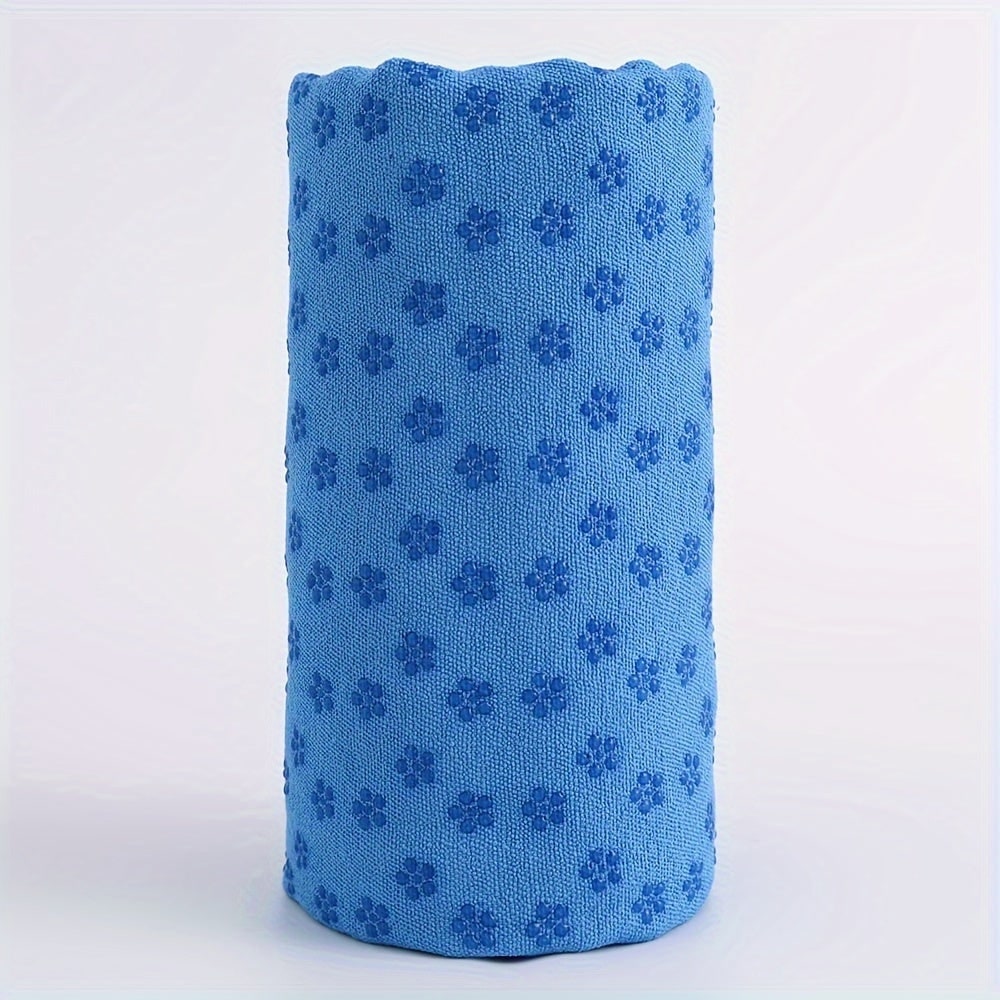 Serviette de yoga antidérapante en microfibre, 183 × 63 cm