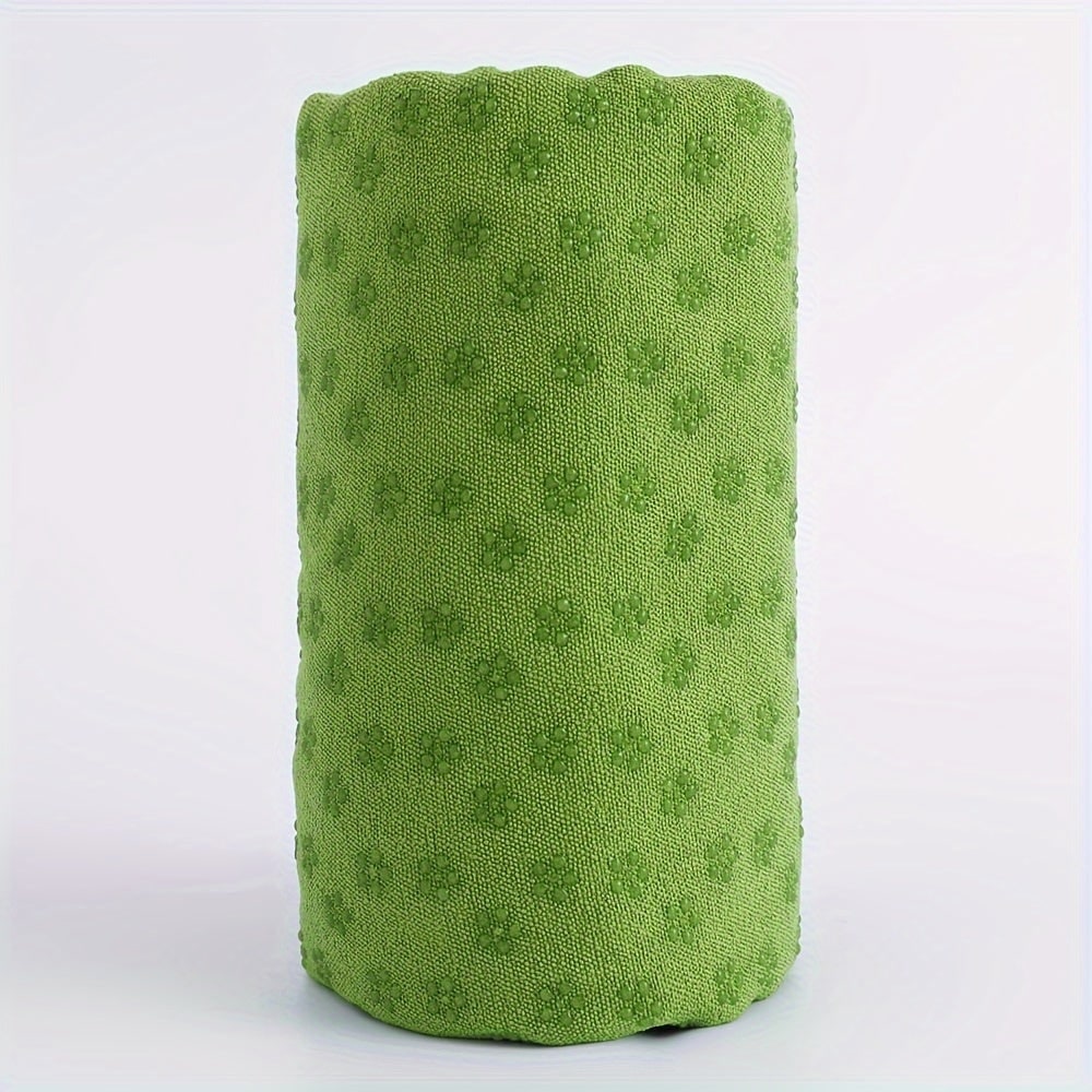Serviette de yoga antidérapante en microfibre, 183 × 63 cm