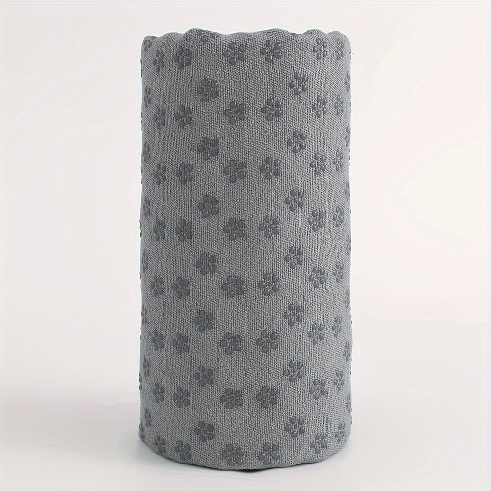 Serviette de yoga antidérapante en microfibre, 183 × 63 cm