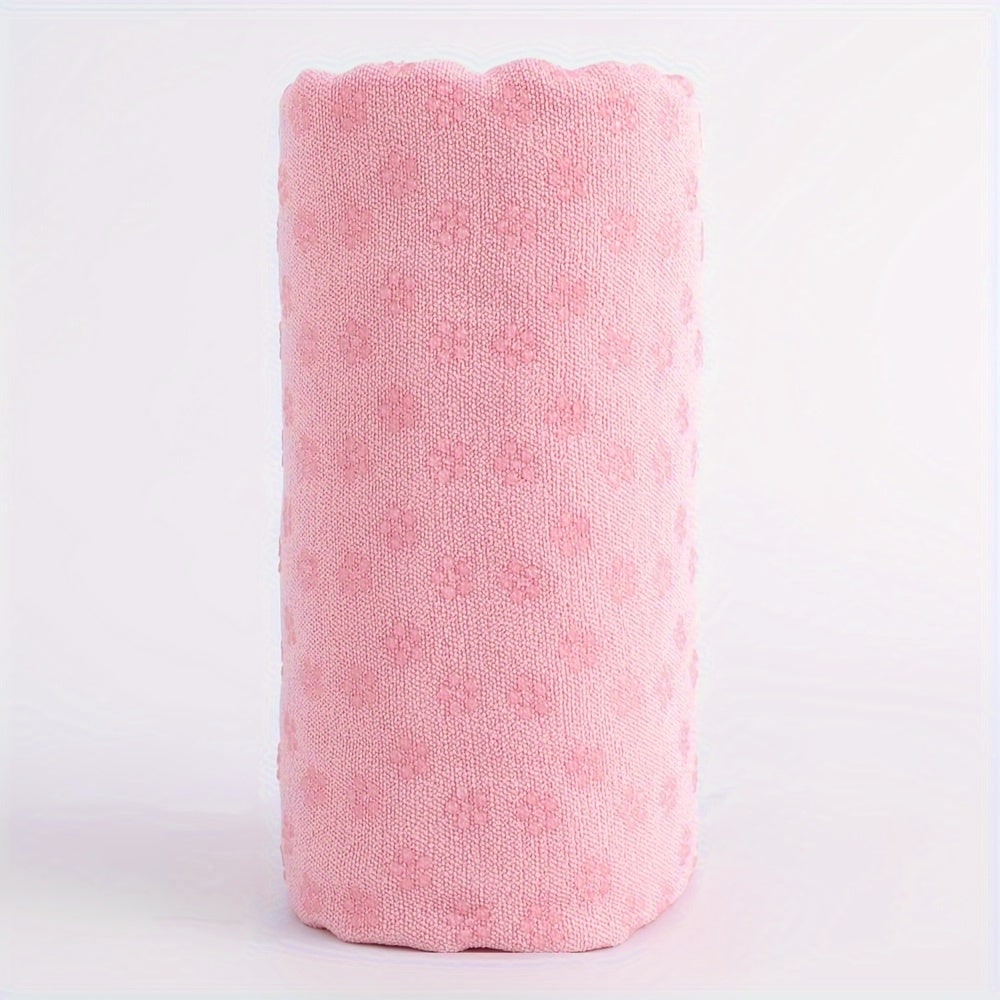 Serviette de yoga antidérapante en microfibre, 183 × 63 cm