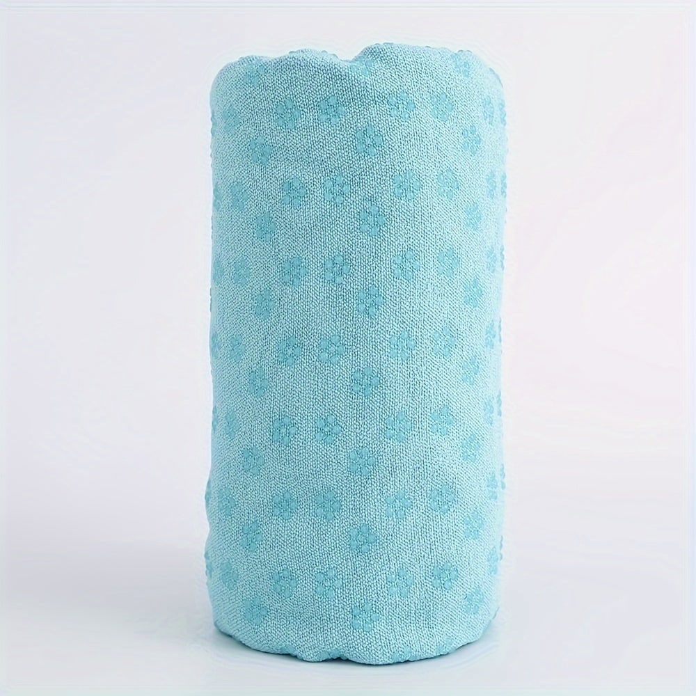 Serviette de yoga antidérapante en microfibre, 183 × 63 cm