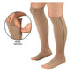 Chaussettes de compression de voyage à bout ouvert