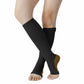 Chaussettes de compression de voyage à bout ouvert